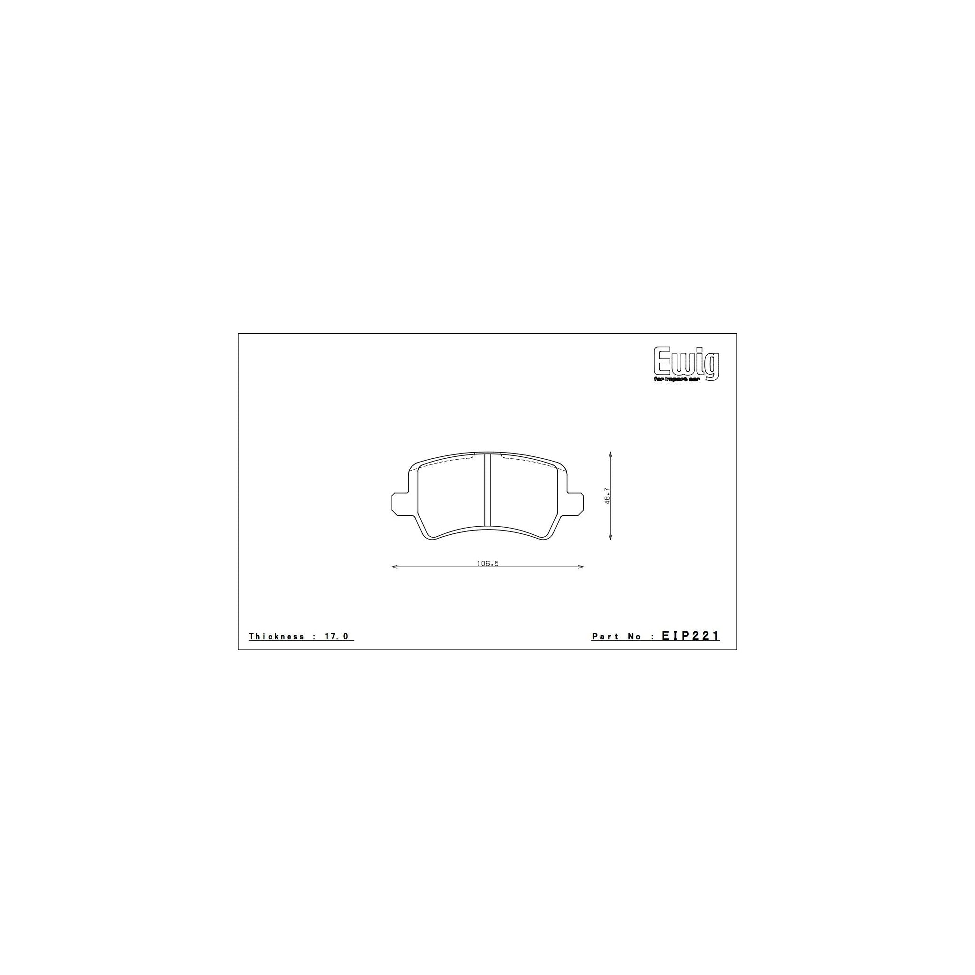 Endless ME20 Brake Pads - EIP221