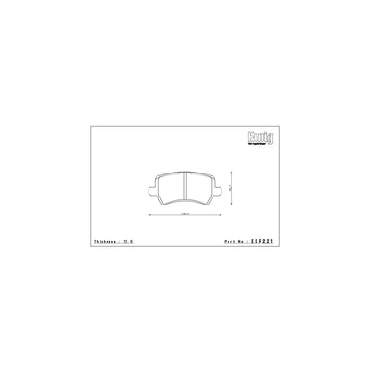 Endless ME20 Brake Pads - EIP221