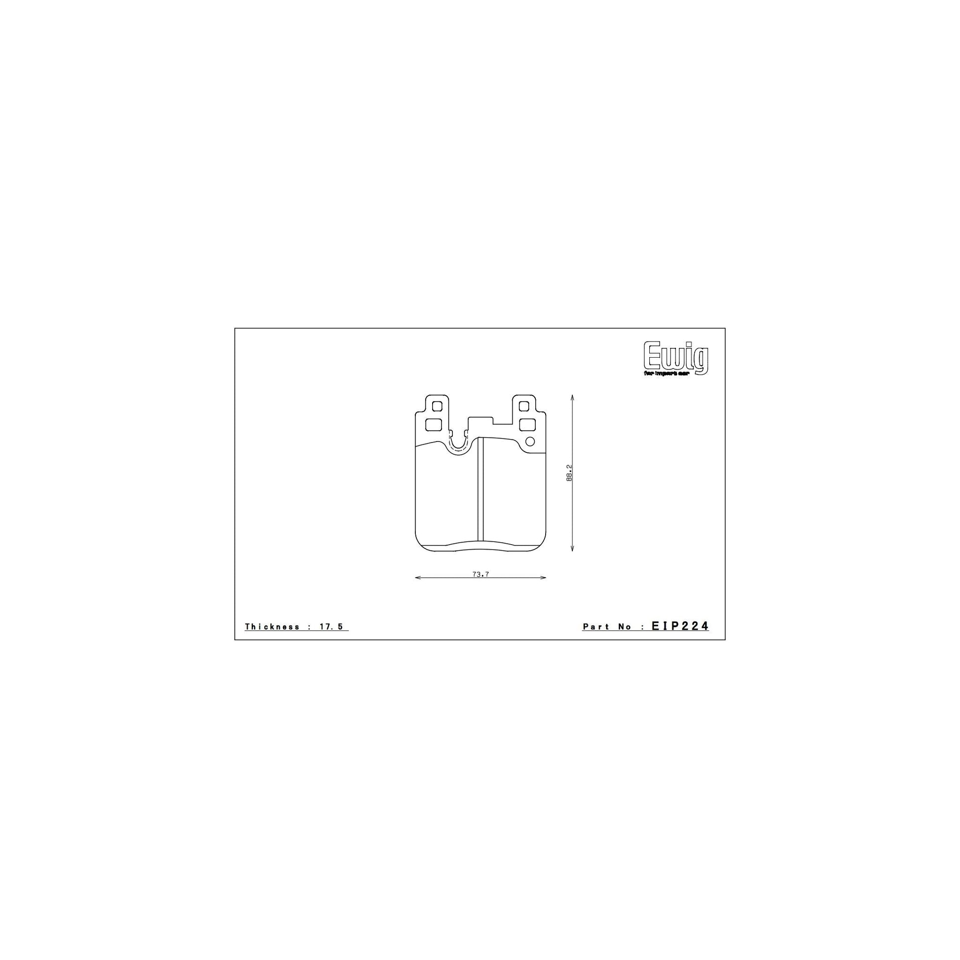 Endless CC-RG Brake Pads - EIP224