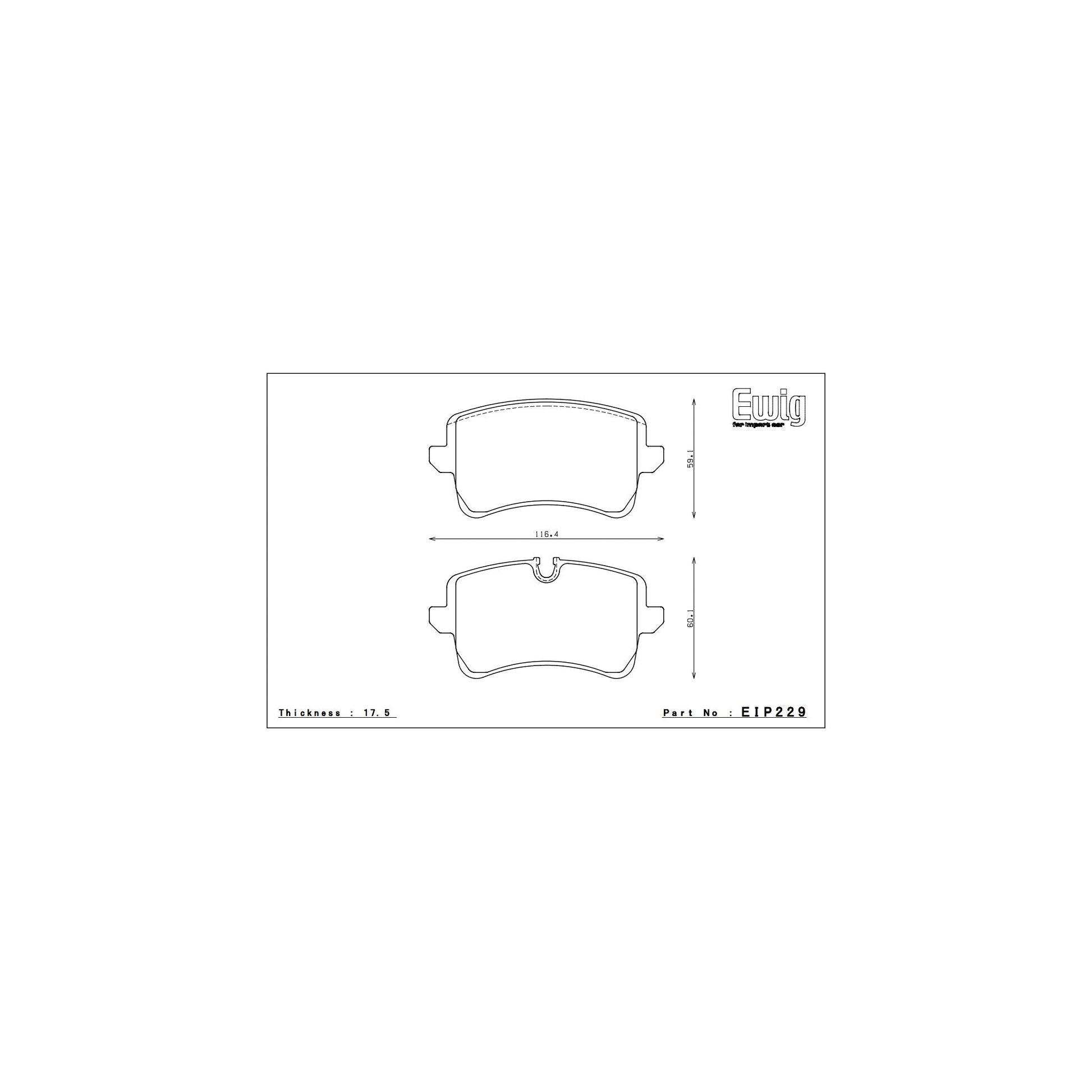 Endless CC-RG Brake Pads - EIP229