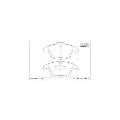 Endless N35S Brake Pads - EIP236