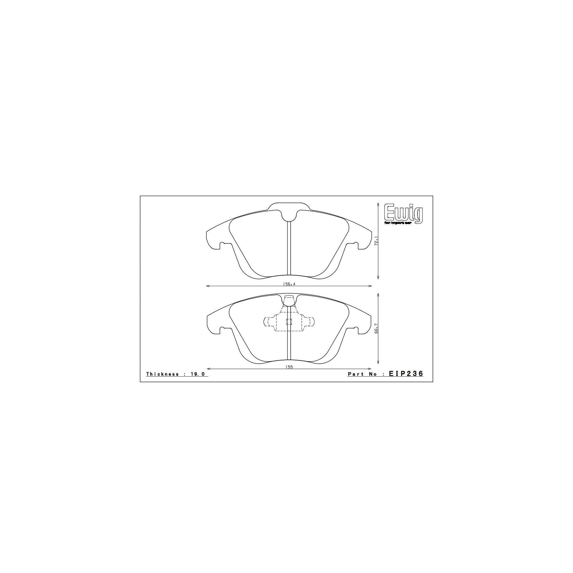 Endless ME22 Brake Pads - EIP236
