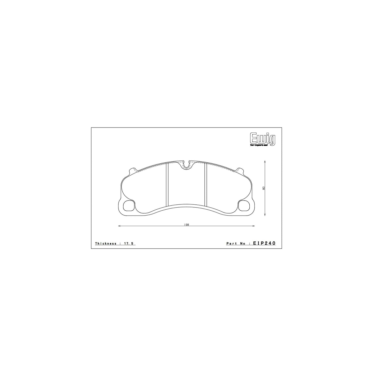 Endless CC-RG Brake Pads - EIP240