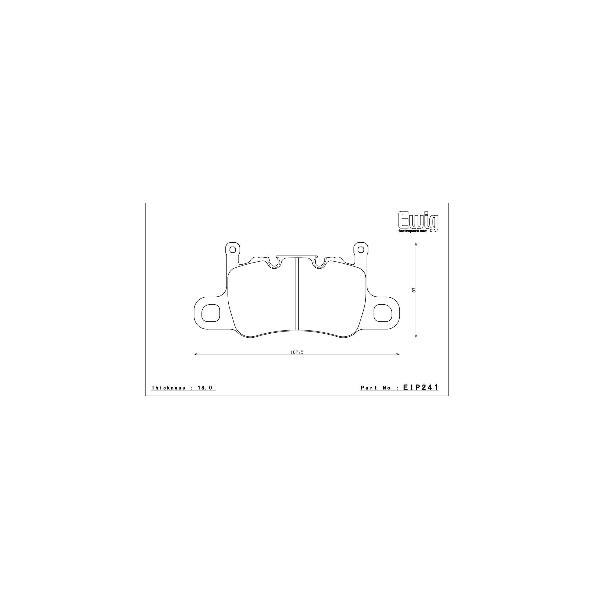 Endless CC-RG Brake Pads - EIP241