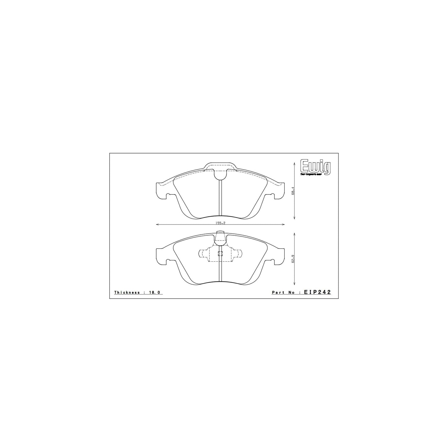 Endless CC-RG Brake Pads - EIP242