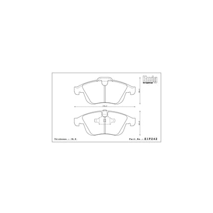 Endless CC-RG Brake Pads - EIP242