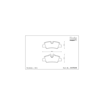 Endless CC-RG Brake Pads - EIP245