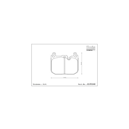 Endless CC-RG Brake Pads - EIP249