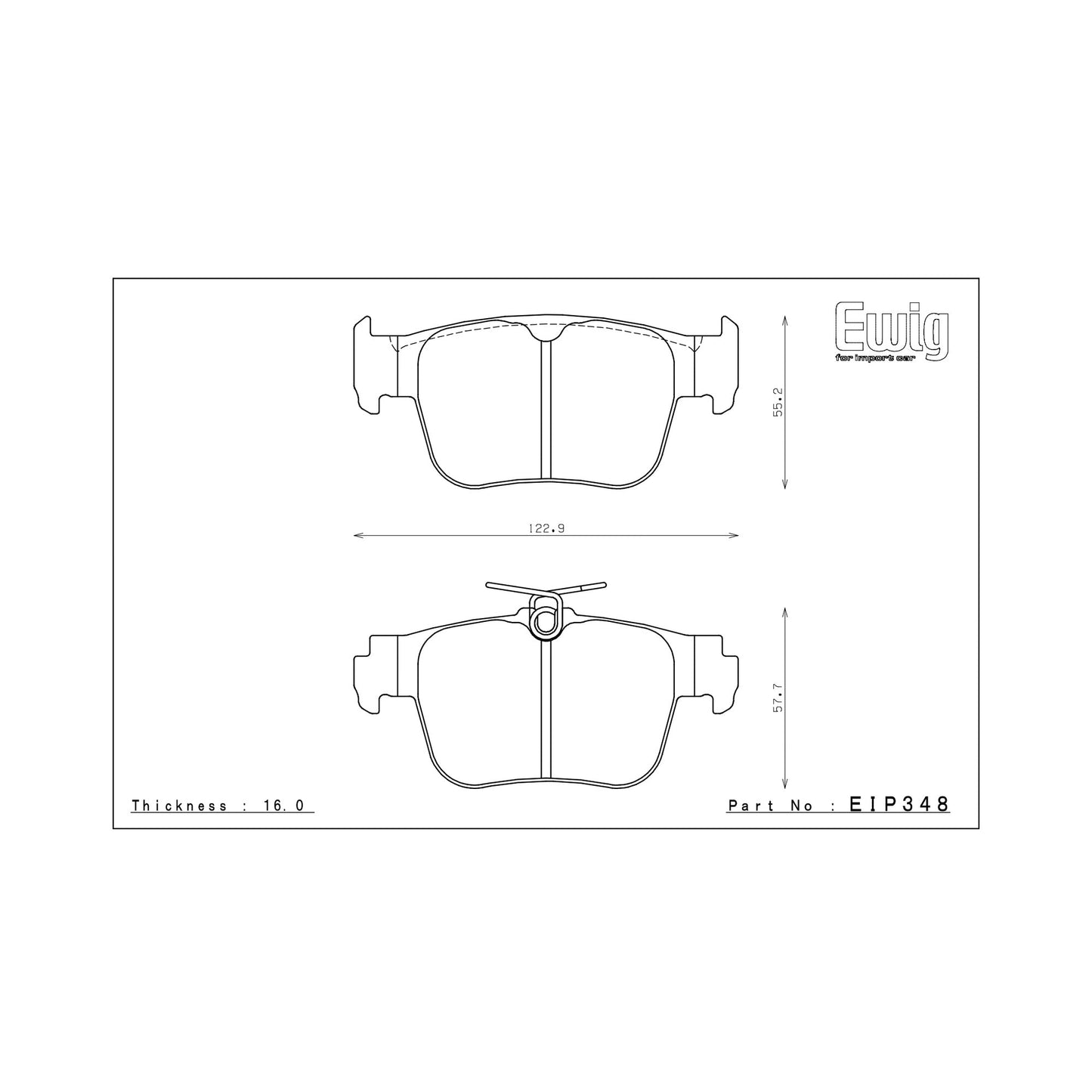 Endless CC-RG Brake Pads - EIP348