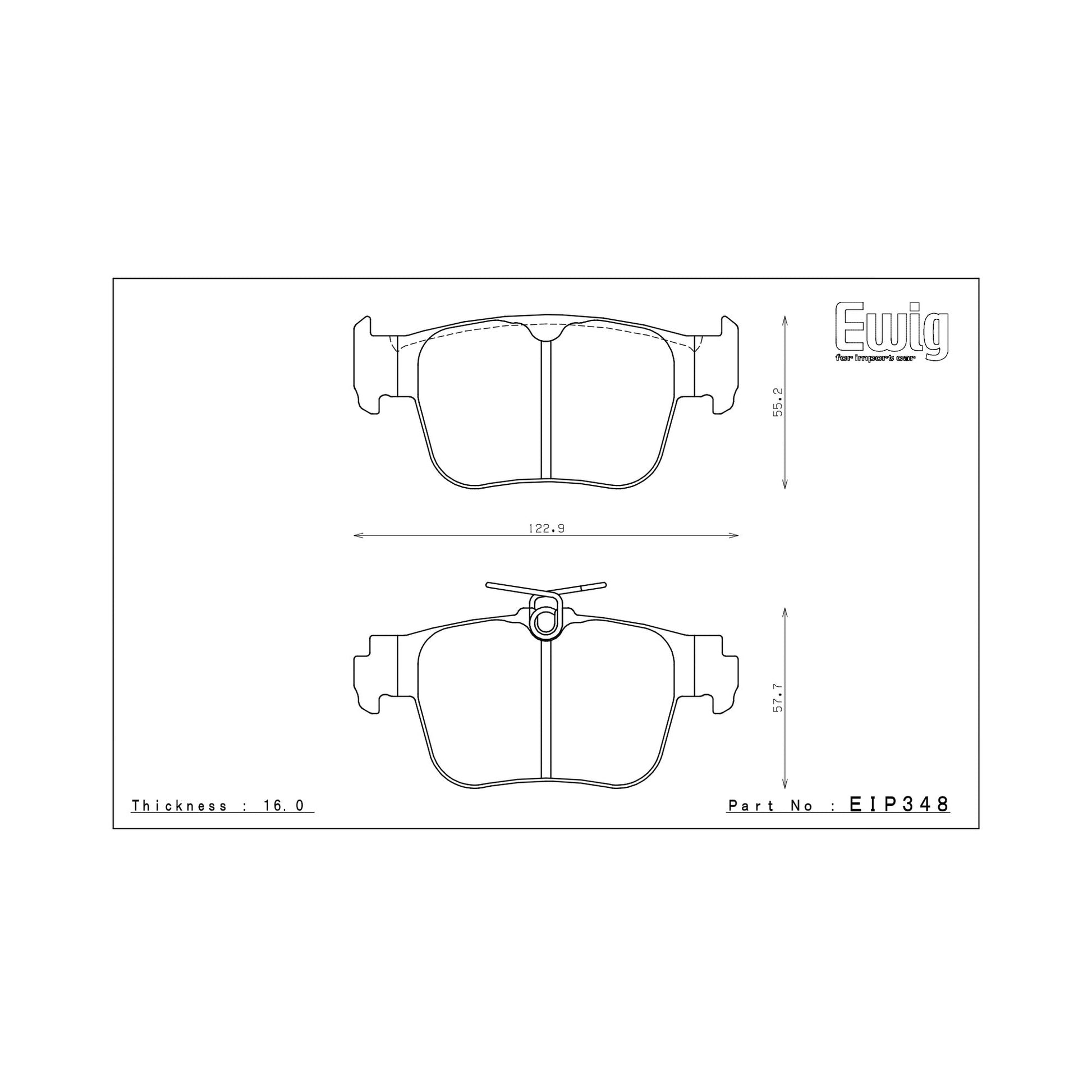 Endless CC-RG Brake Pads - EIP348