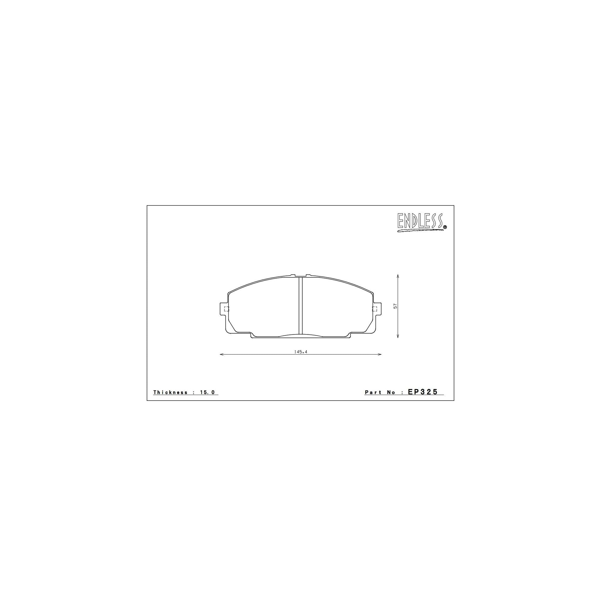 Endless CC-RG Brake Pads - EP325