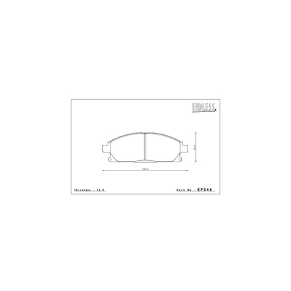 Endless CC-RG Brake Pads - EP346