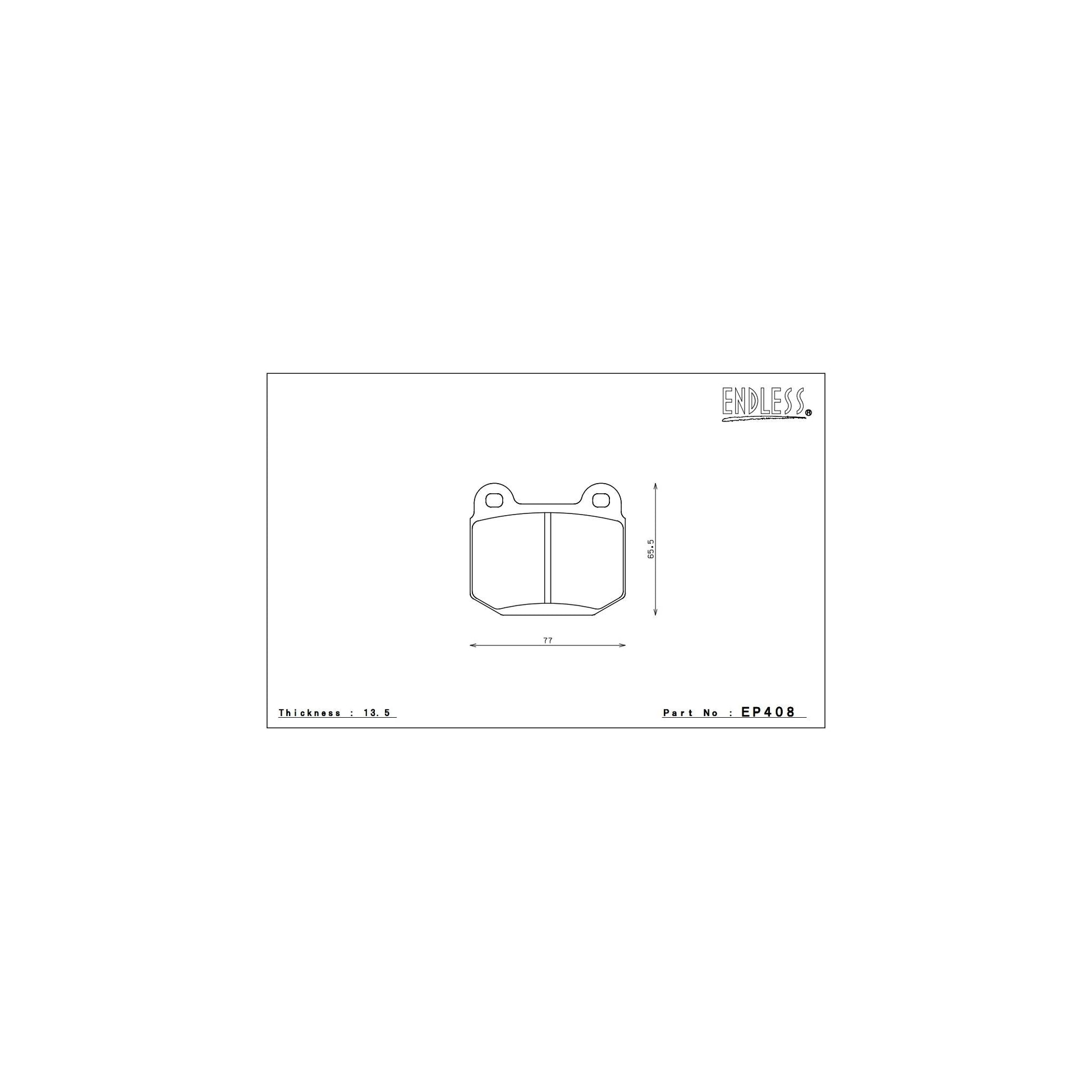 Endless CC-RG Brake Pads - EP408