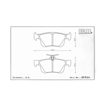 Endless N35S Brake Pads - EP524